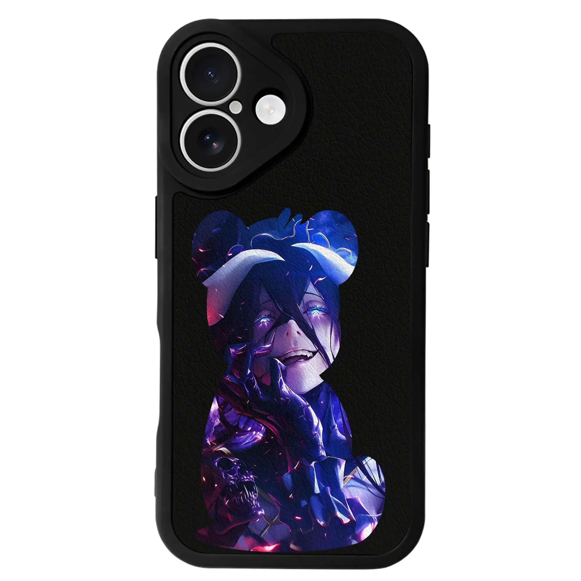 オーバーロード グッズ アルベド - IPhone 16シリーズ対応 ・ シリコンスマホケース ・ レザー調 ・ 高精度フィット ・ 耐衝撃 ・ ワイヤレス充電対応 ・ 精密カット